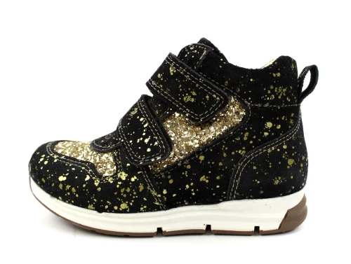 Arauto RAP black josephine disco sneaker Zeke med velcro og TEX